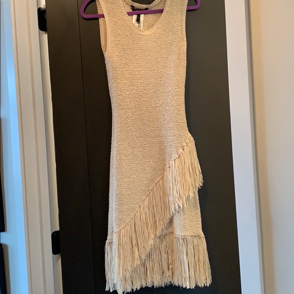 Beautiful Raffia like fabric Dress